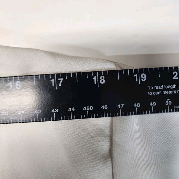 Haband White Short Sleeve Zip Front Shirt Men’s M Classic Guayabera Style Pocket - Picture 10 of 13